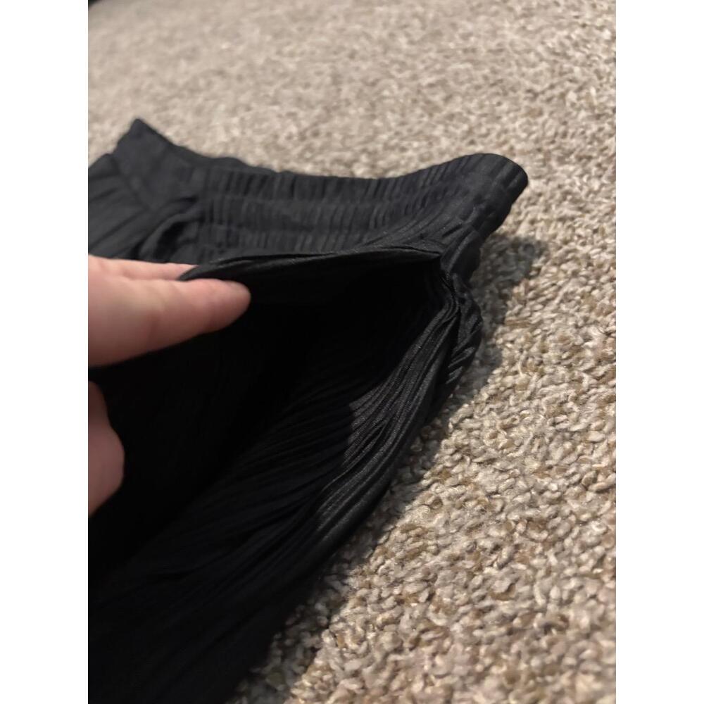Serra Women’s Small Wide Leg Pleated Beach Swim Cover Up Pants Vacation Black - Picture 8 of 12